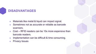 advantages and disadvantages of rfid chips|is rfid better than barcode.